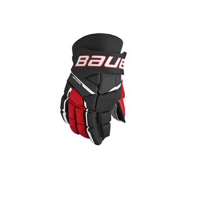 Bauer Eishockey Eishockey Handschuhe Supreme M3 Sr Schwarz/Rot