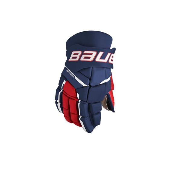 Bauer Jääkiekkohanskat Supreme M3 Sr Navy/Red/White