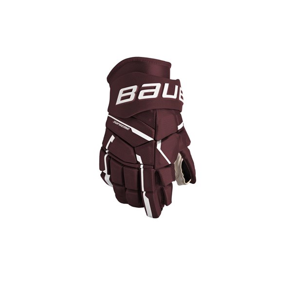 Bauer Eishockey Eishockey Handschuhe Supreme M5 Pro Sr Maroon