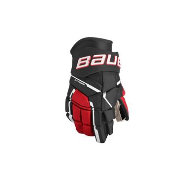 Bauer Eishockey Eishockey Handschuhe Supreme M5 Pro Int Schwarz/Rot