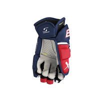 Bauer Hockey Gloves Supreme Mach Int Navy/Red/White