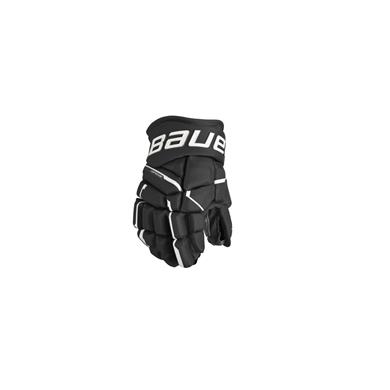 Bauer Eishockey Eishockey Handschuhe Supreme Mach Jr Schwarz/Weiß