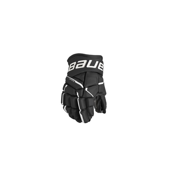 Bauer Eishockey Eishockey Handschuhe Supreme Mach Jr Schwarz/Weiß