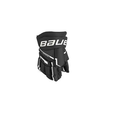 Bauer Eishockey Eishockey Handschuhe Supreme Mach Kinder Schwarz/Weiß