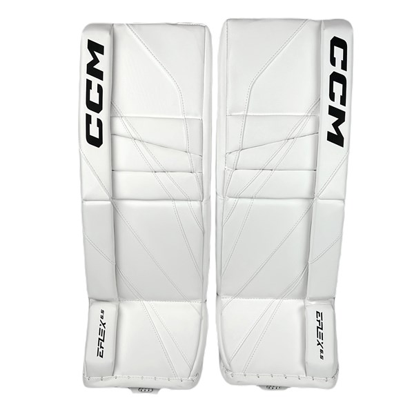 CCM Goalie Leg Pads EFLEX 6.5 Jr WHITE