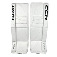 CCM Goalie Leg Pads EFLEX 6.5 Jr WHITE