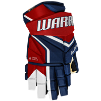 Warrior Eishockey Handschuhe LX2 Sr Navy/Rot/Weiß