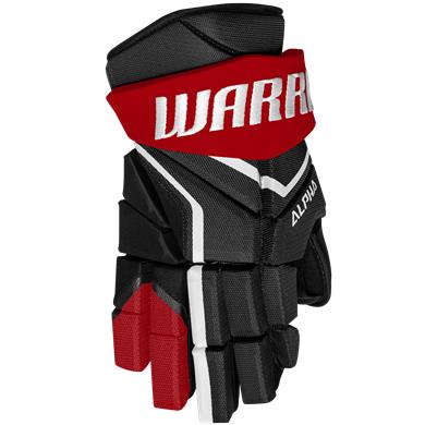 Warrior Eishockey Handschuhe LX2 Max Sr Schwarz/Rot