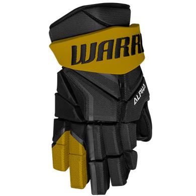 Warrior Eishockey Handschuhe LX2 Max Sr Schwarz/Gelb