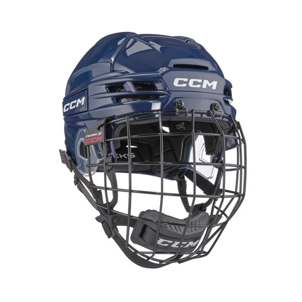 CCM Hockey Helmet Tacks 720 Combo NAVY - Hockey Store