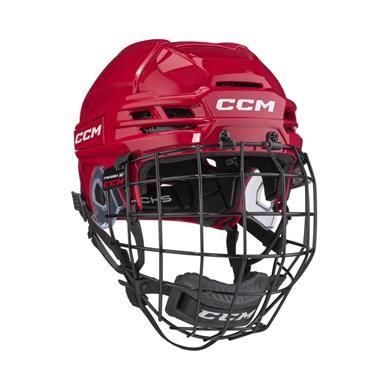 CCM Eishockey Helm Tacks 720 Combo Rot