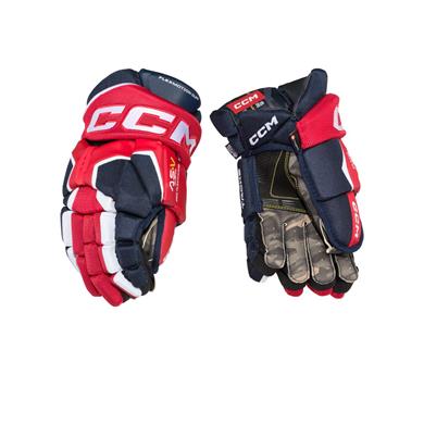 CCM Eishockey Handschuhe AS-V Pro Sr Marineblau/Rot/Weiß