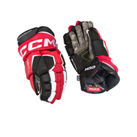 CCM Eishockey Handschuhe AS-V Pro Sr Schwarz/Rot/Weiß