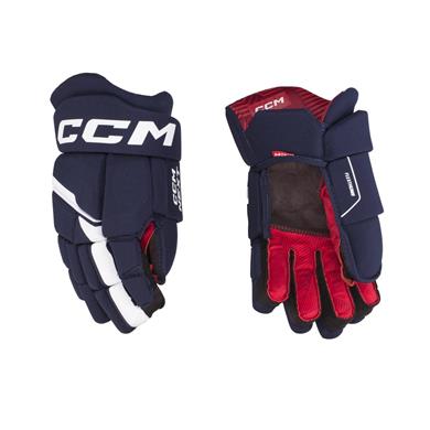 CCM Hockeyhansker til juniorer Navy/White