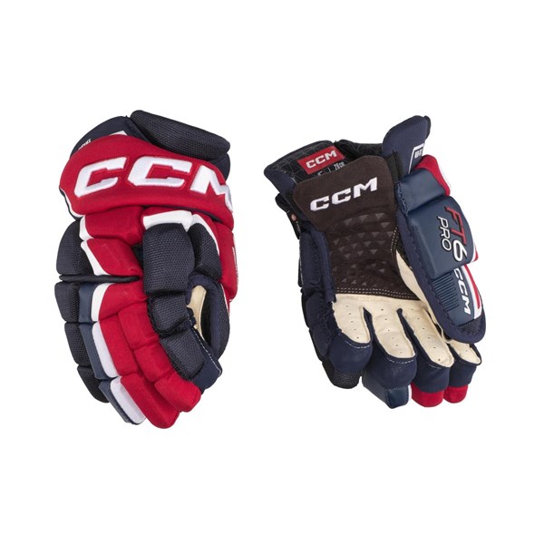 CCM Glove Jetspeed FT6 Pro Jr NAVY/RED/WHITE