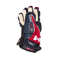 CCM Glove Jetspeed FT6 Pro Sr NAVY/RED/WHITE