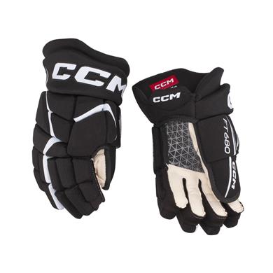CCM Eishockey Handschuhe Jetspeed 680 Sr Schwarz/Weiß