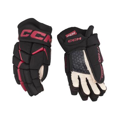 CCM Hockeyhansker Jetspeed 680 Sr Black/Red