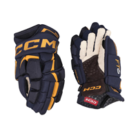 CCM Eishockey Handschuhe Jetspeed FT6 Jr Navy/Gelb