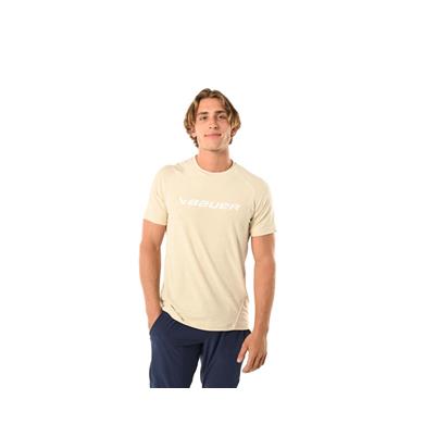 Bauer T-skjorte FLC Training Tee Sr Oat Heather