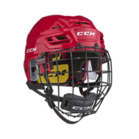 CCM Hockeyhjälm Tacks 210 Combo Röd