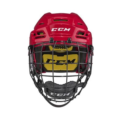 CCM Eishockey Helm Tacks 210 Combo Rot