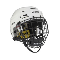 CCM Eishockey Helm Tacks 210 Combo Weiß