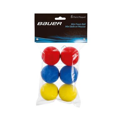 Bauer Mini Foam Ball Street Hockey Balls - 6 Pack