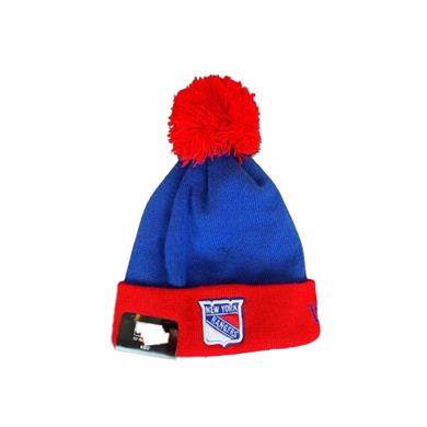 New Era Lue Bobble Cuff New York Rangers