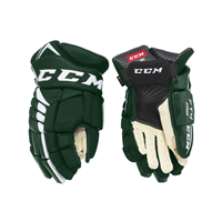 CCM Gloves Jetspeed FT4 Pro SR Dark Green/White