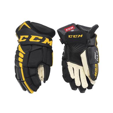 CCM Eishockey Handschuhe Jetspeed FT4 Pro Sr Schwarz/Sonnenblume