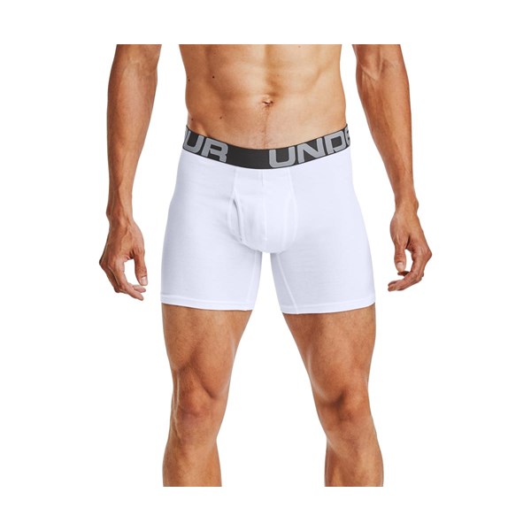 Under Armour Kalsonger Charged Cotton 6in 3-Pack White