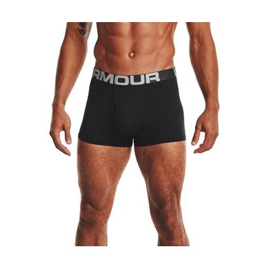 Under Armour Boxershorts Charged Cotton 3in 3er-Pack Schwarz