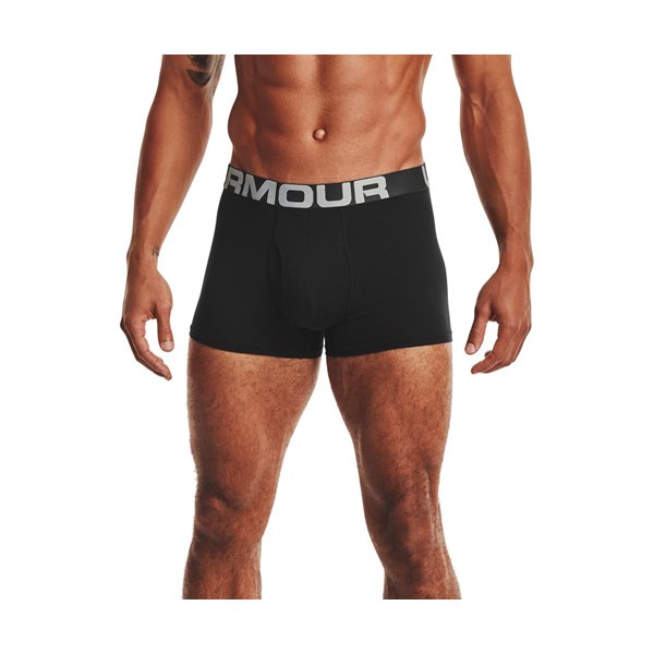 Under Armour Boxershorts Charged Cotton 3in 3er-Pack Schwarz