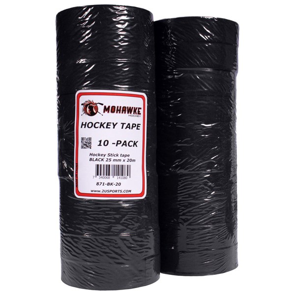 Mohawke Stick Tape 25 mm X 20 m 10-Pack Black