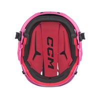 CCM Eishockey Helm Tacks 70 Combo Kinder Rosa