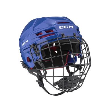 CCM Eishockey Helm Tacks 70 Combo Sr Royal