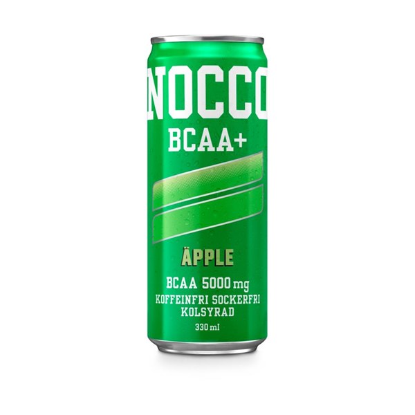 Nocco Energidrikk Bcaa+ Eple (Koffeinfri)