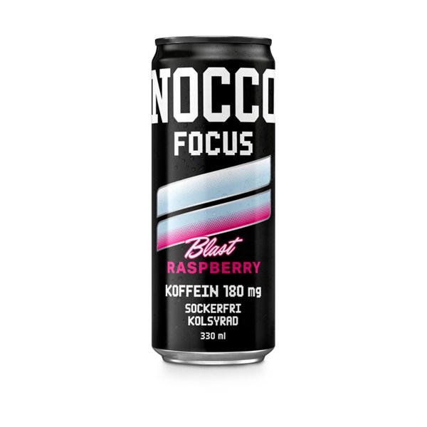 Nocco Energidrikk Focus Raspberry Blast