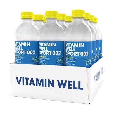 Vitamin Well Energidrikk Sport 002 Flak Sitron-Lime