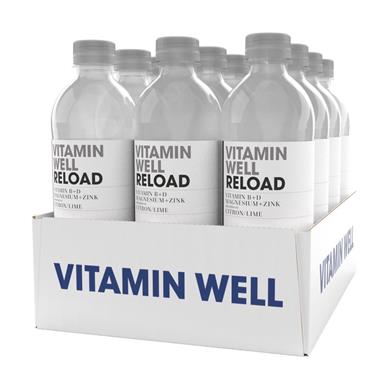Vitamin Well Energiajuoma Reload Pakkaus Sitruuna-Lime