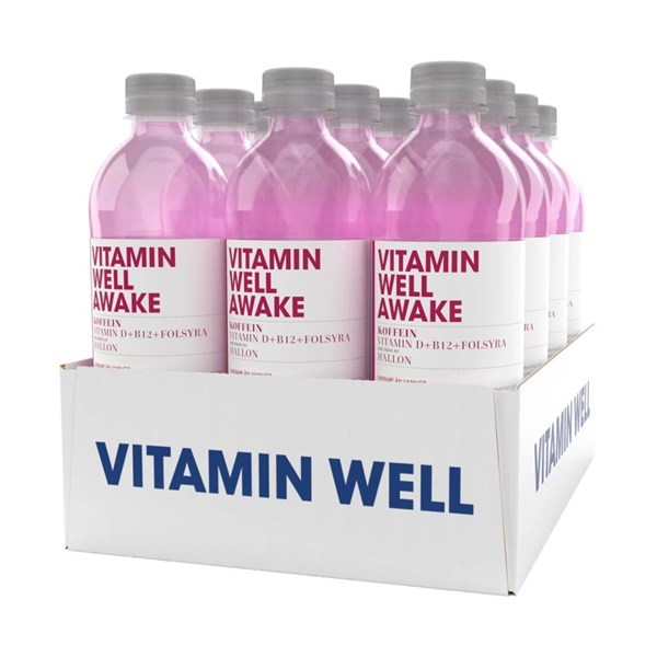 Vitamin Well Energy Drink Awake Case Raspberry