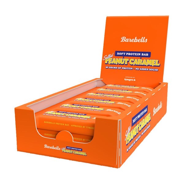 Barebells Soft Protein Bar Box Salted Peanut Caramel