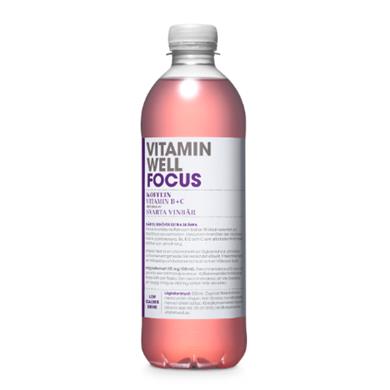 Vitamin Well Energy Drink Focus Blackcurrant