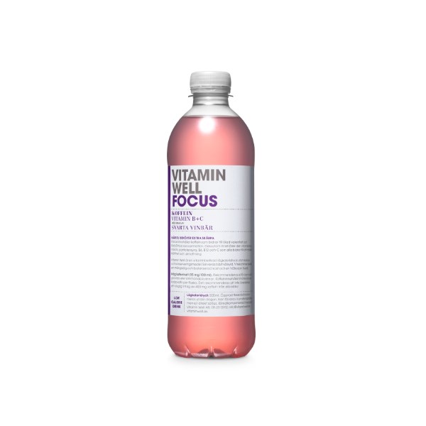 Vitamin Well Energy Drink Focus Blackcurrant