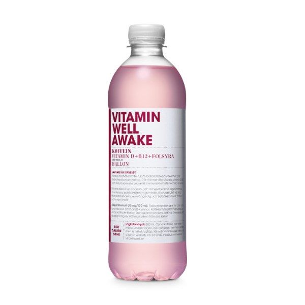 Vitamin Well Energy Drink Awake Raspberry
