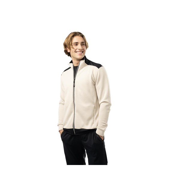 Bauer Genser Full Zip FLC Texture Sr White