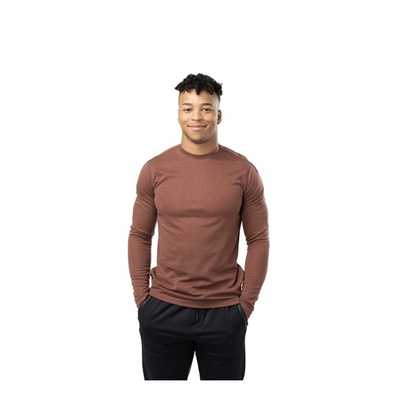 Bauer Langarmshirt FLC Merino Tech Sr Burgund