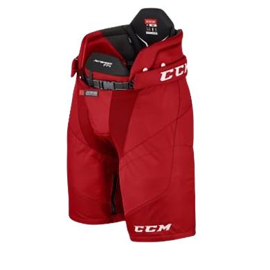 CCM Eishockey Hose Jetspeed FT4 Pro Velcro Sr Rot