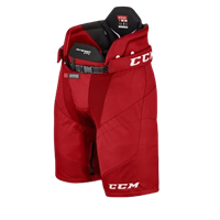 CCM Eishockey Hose Jetspeed FT4 Pro Velcro Sr Rot